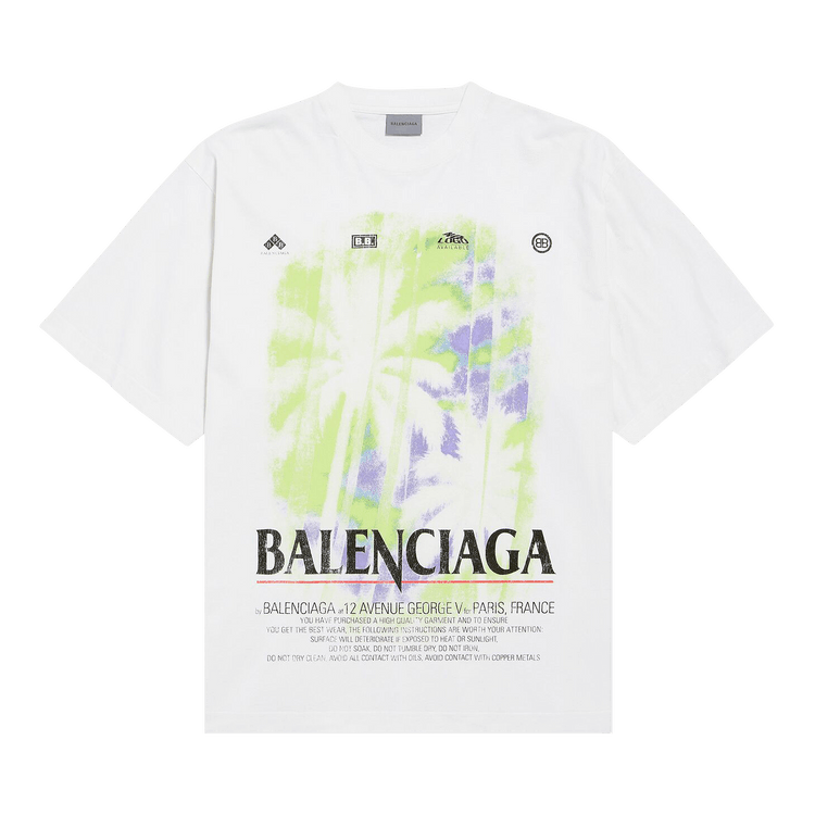 Balenciaga Medium Fit T-Shirt 'White'