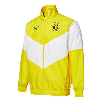 PUMA Borussia Dortmund 21/22 Prematch Jacket 'Yellow'
