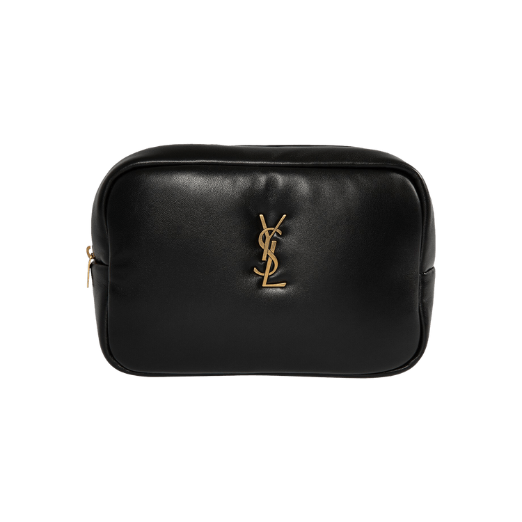 Saint Laurent Cassandre Cosmetic Pouch 'Black'