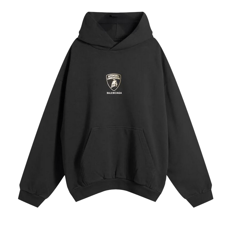 Balenciaga Medium Fit Hoodie 'Faded Black'
