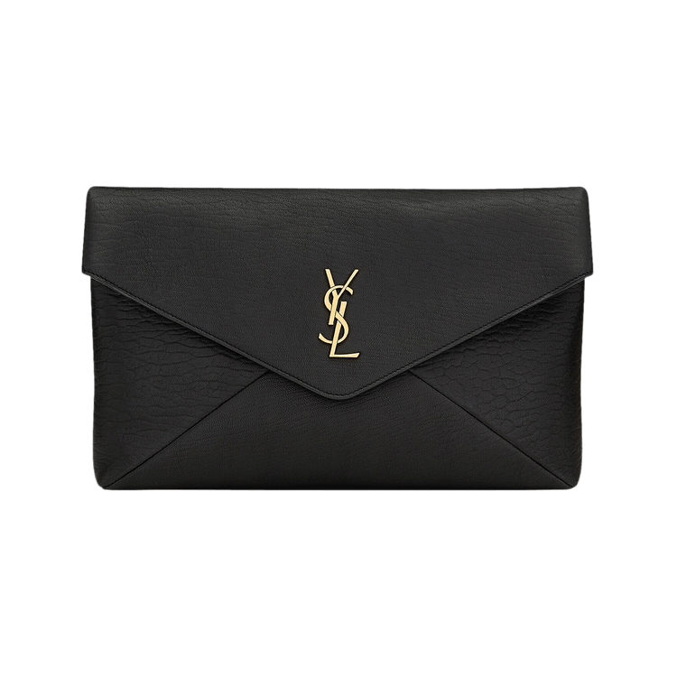 Saint Laurent Large Cassandre Envelope Pouch 'Black'