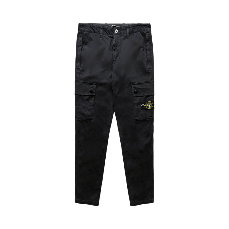 Stone Island Compass Patch Cargo Pants 'Black'