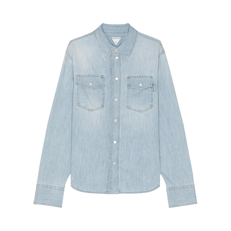 Bottega Veneta Denim Overshirt 'Light Bleach'