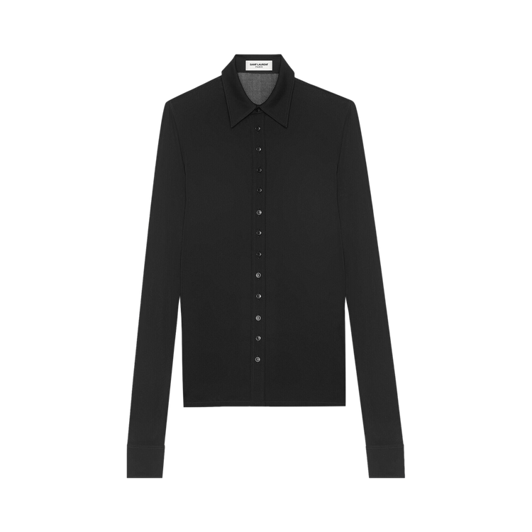 Saint Laurent Crepe Shirt 'Black'