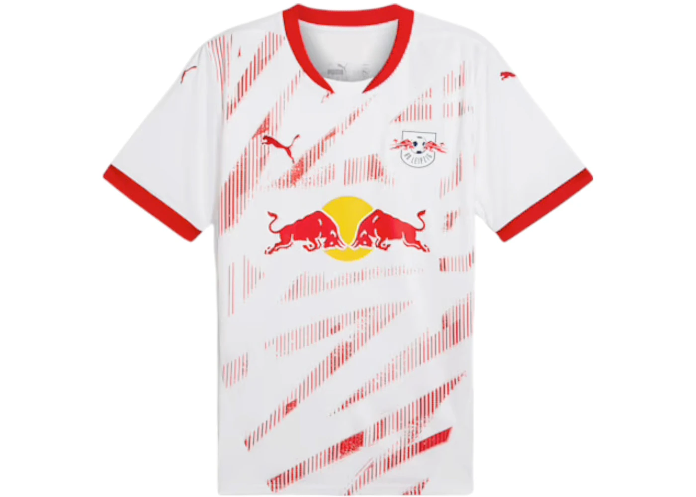 Puma RB Leipzig 24/25 Replica Home Jersey White/For All Time Red