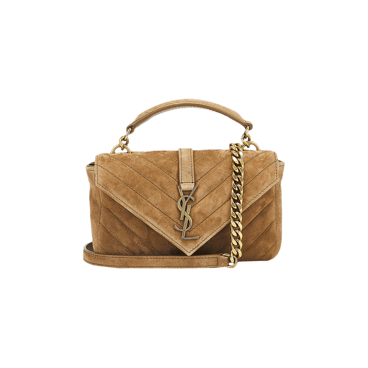 Saint Laurent Mini College Chain Bag 'Gold Leaf'