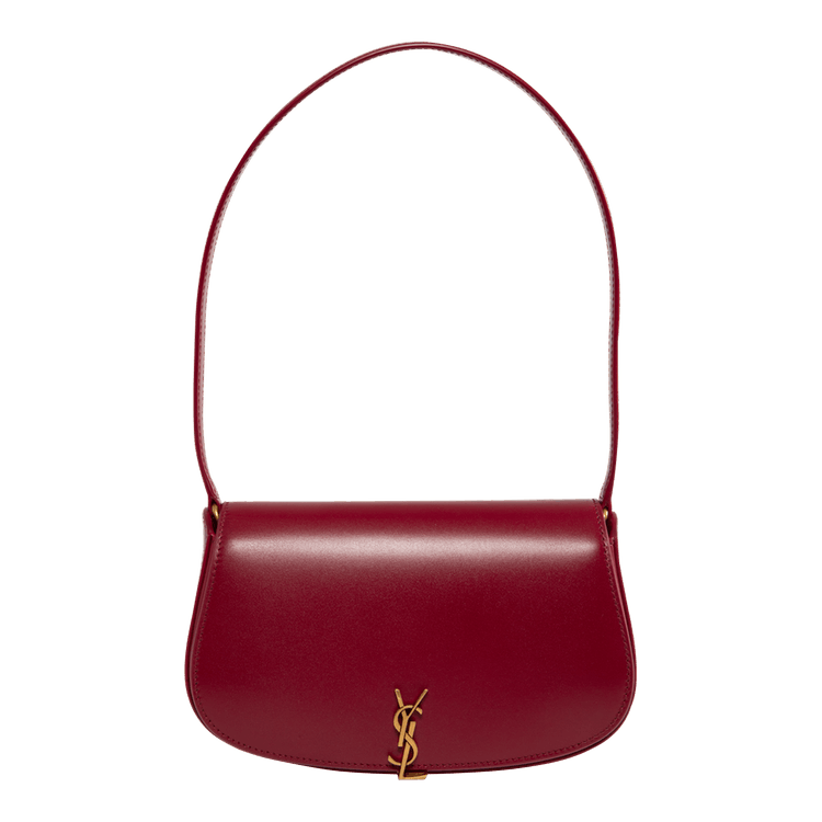 Saint Laurent Half-Moon Shoulder Bag 'Cherry Jam'