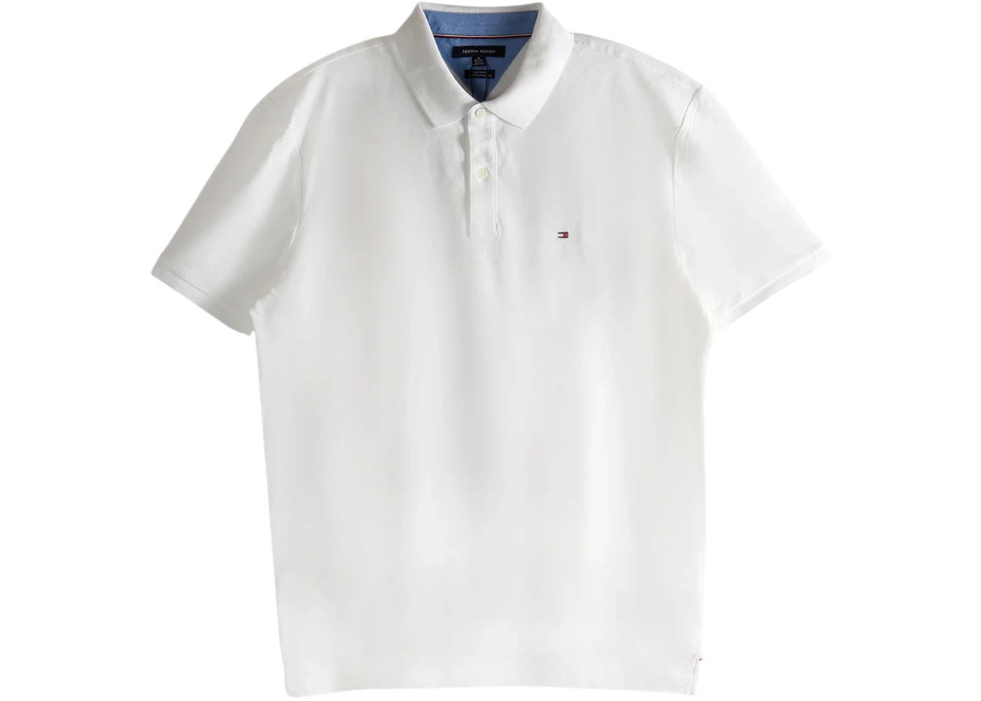 Tommy Hilfiger Close Fit Ivy Polo Shirt Fresh White