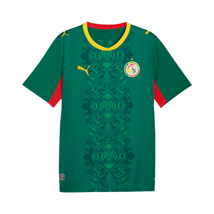 Puma Senegal 2026 Away Kit 'Wild Green-Puma Red'