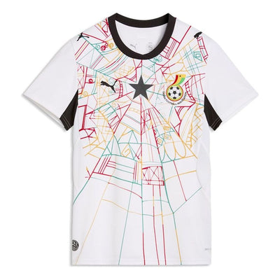 (WMNS) PUMA Ghana 2026 Home Jersey 'PUMA White PUMA Black'