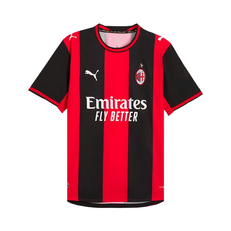 Puma AC Milano 26/27 Authentic Home Jersey 'Black/Red'