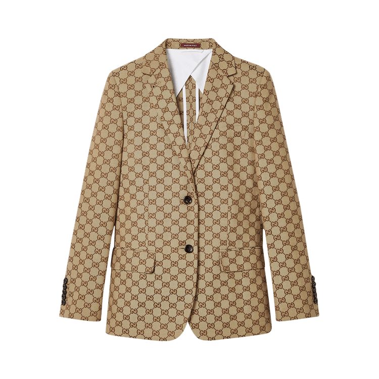 Gucci Canvas Jacket 'Camel/Ebony'