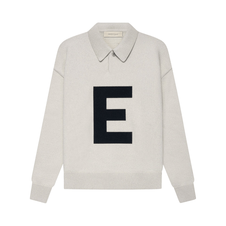 Fear of God Essentials Kids Big E Knit Polo 'Wheat'