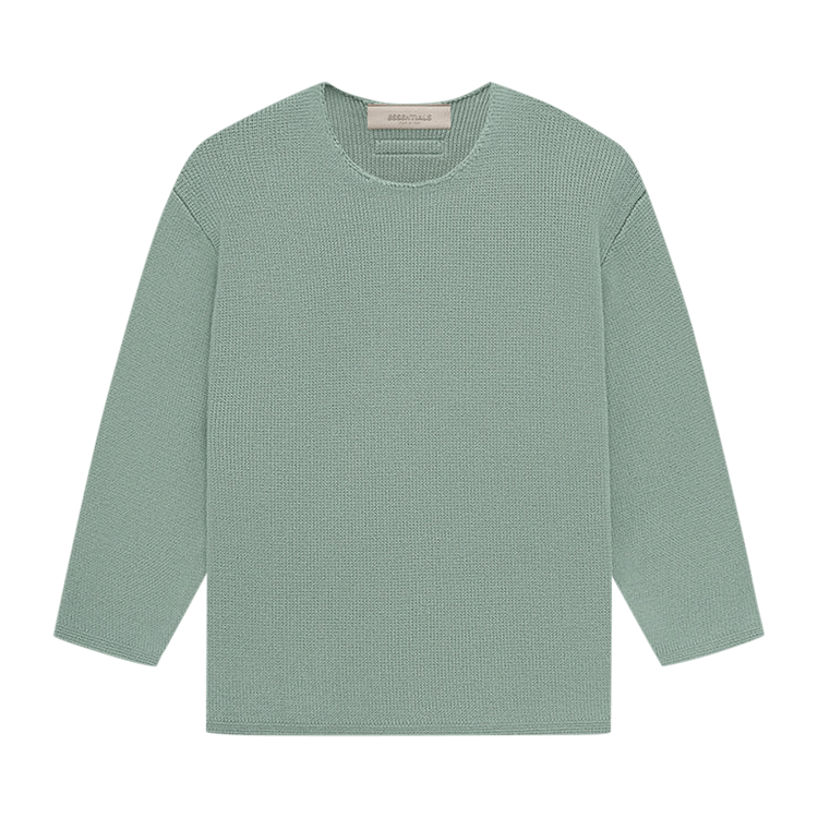 Fear of God Essentials Kids Rawneck Knit Sweater 'Sycamore'