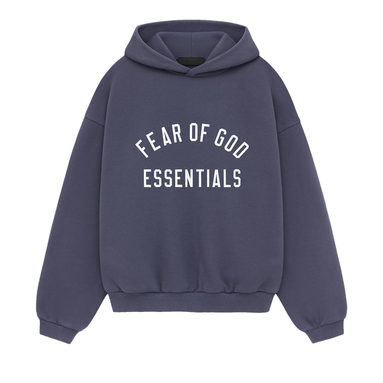 Fear of God Essentials Kids Fleece Hoodie 'Marine'