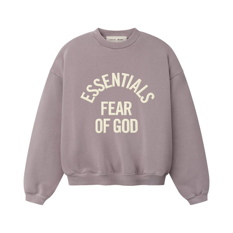 Fear of God Essentials Campus 90s Crewneck Sweatshirt 'Faded Mauve'