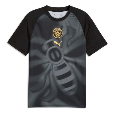 PUMA Manchester City Warmup Jersey 'PUMA Black Archive Gold'