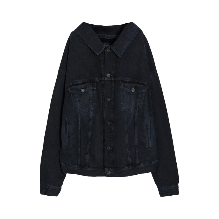 Balenciaga Off Shoulder Jacket 'New Blue/Black'