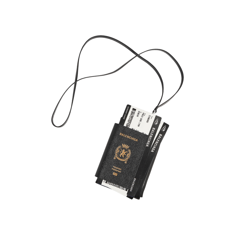 Balenciaga Passport Phone Holder 'Black'