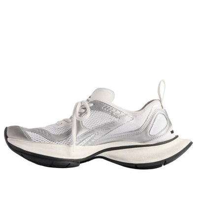 (WMNS) Balenciaga Circuit Sneakers 'White and Silver Polyester Nylon TPU and Polyurethane'