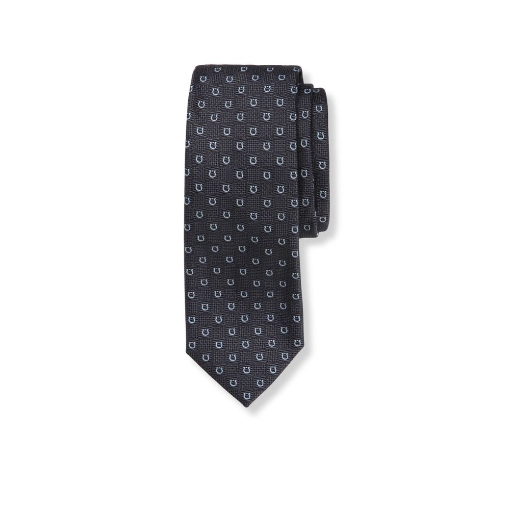 Ferragamo Gancini Pattern Tie