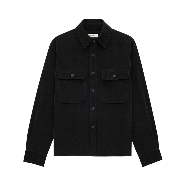 Saint Laurent Fall Overshirt 'Deep Faded Black'