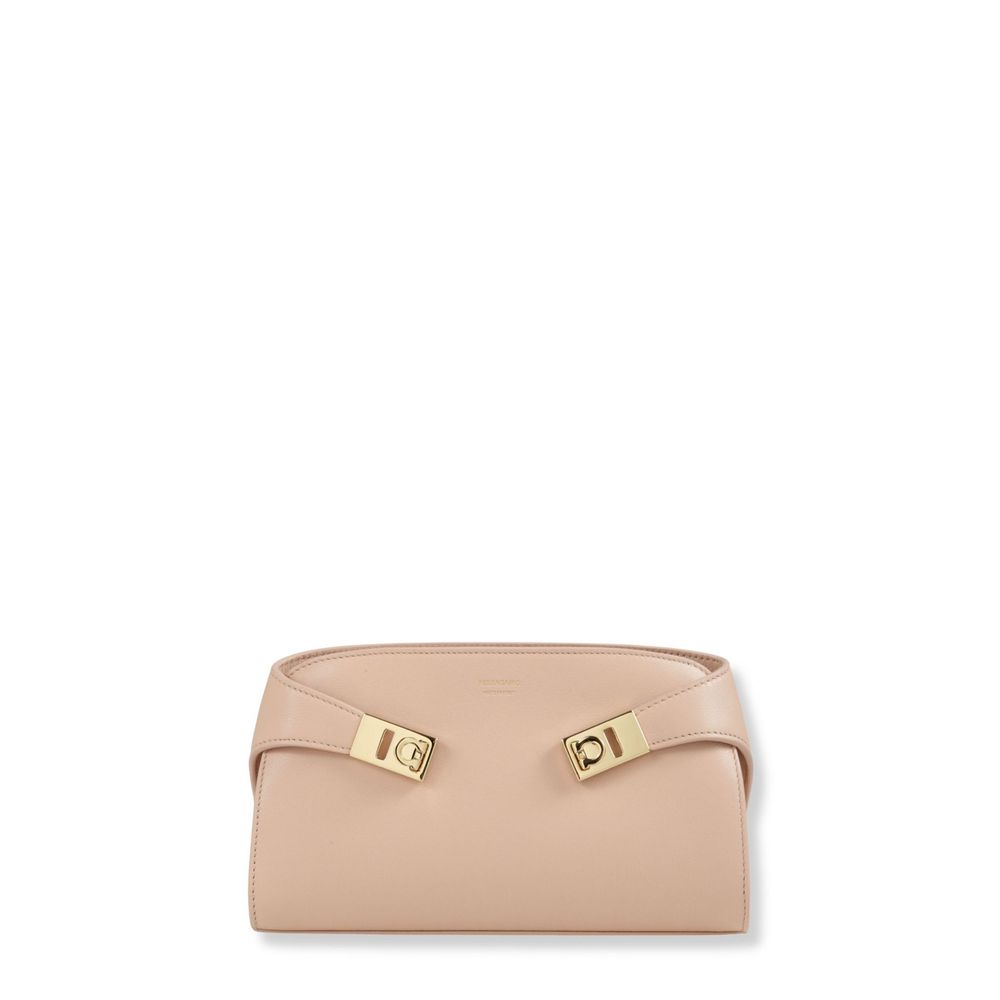 Ferragamo Hug Logo-Buckle Shoulder Bag