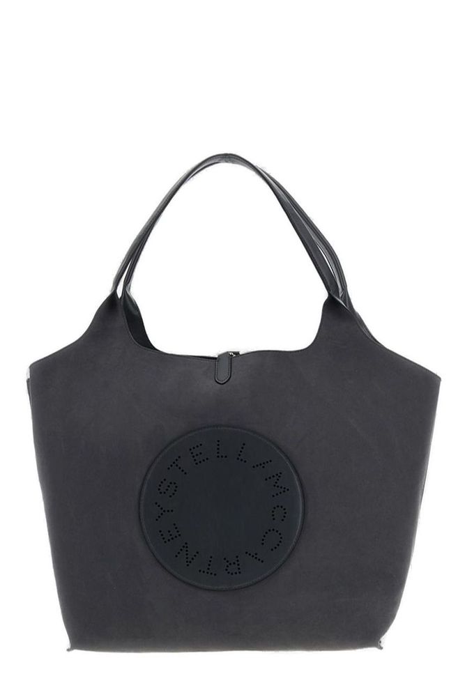 Stella McCartney Logo Perforated Reversible Tote Bag