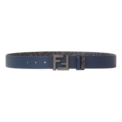 Fendi SS26 Squared FF Belt 'Blue Black'