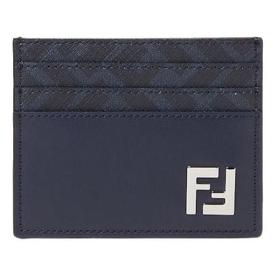 Fendi SS26 FF Squared Card Holder 'Dark Blue'