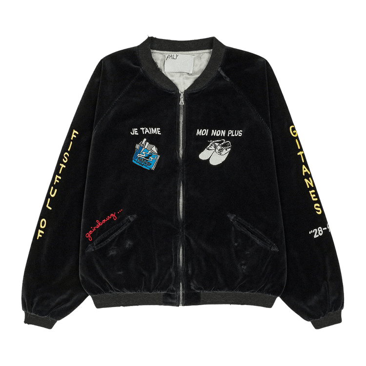 Paly Hollywood Serge Souvenir Jacket 'Black'