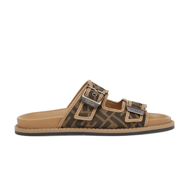 Fendi Feel Sandal 'FF Jacquard - Brown'