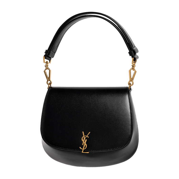 Saint Laurent Voltaire Leather Top Handle 'Black'