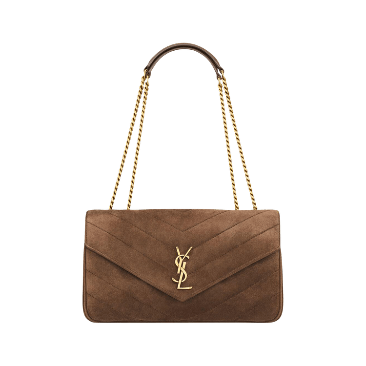 Saint Laurent Loulou Medium 'Bark Brown'