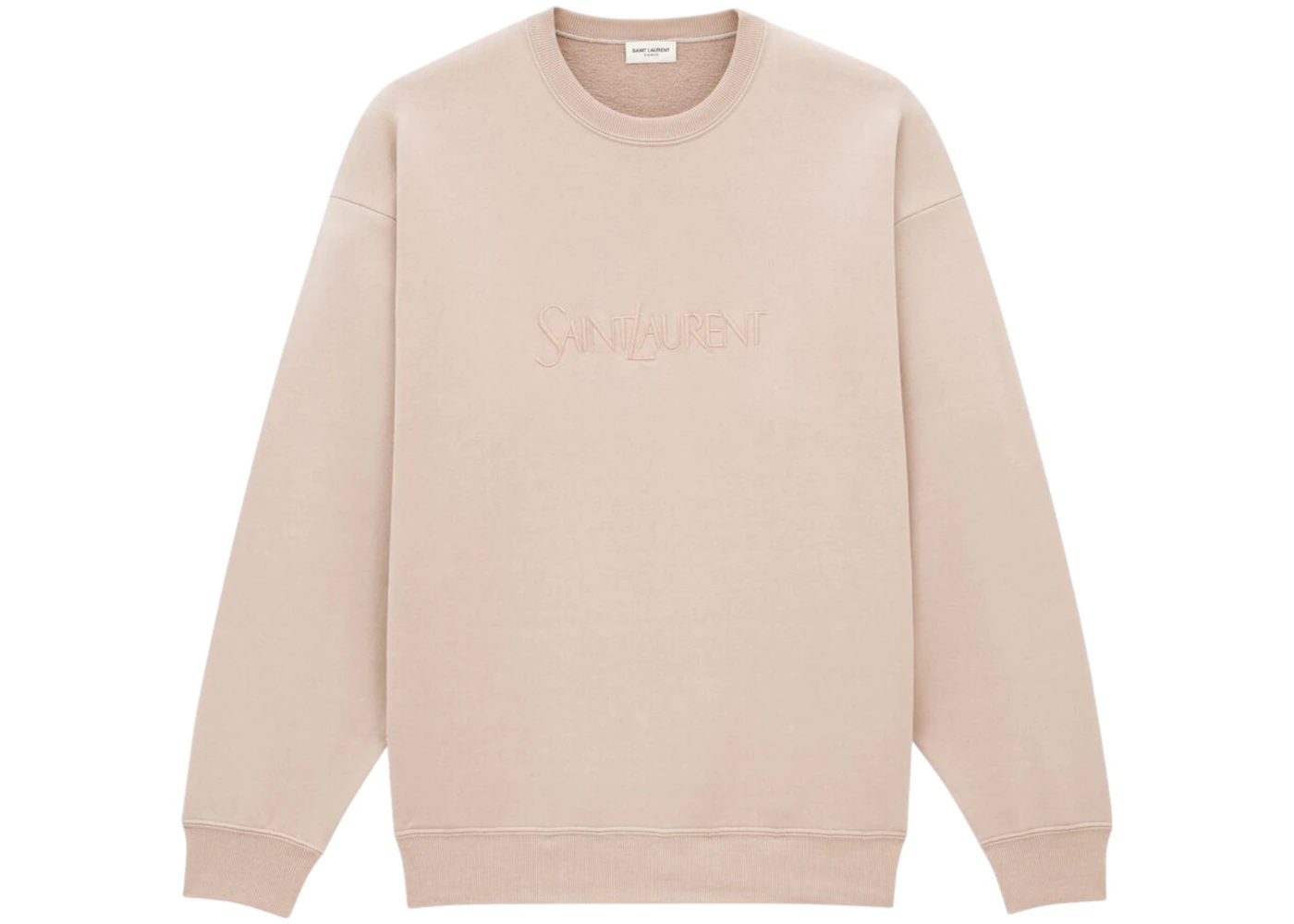 Saint Laurent Logo Sweatshirt Pink