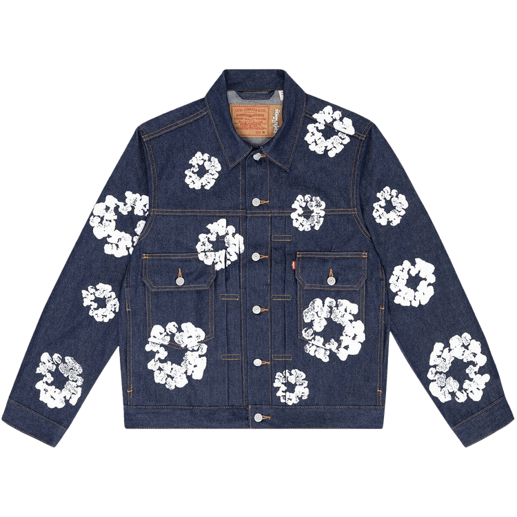 Denim Tears Type II All Over Wreath Jacket 'Raw'