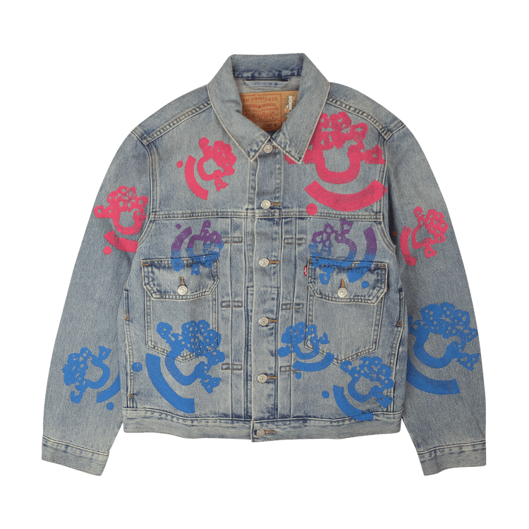 Denim Tears Bstroy Tears Type-2 Denim Jacket 'Light Wash'