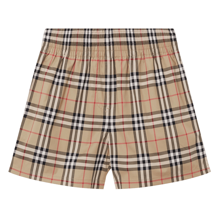 Burberry Vintage Check Side Stripe Shorts 'Archive Beige'
