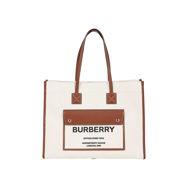 Burberry Shopper Bag 'Natural/Tan'