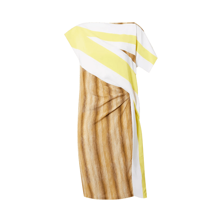 Burberry Assymetric Dress 'Bright Straw'