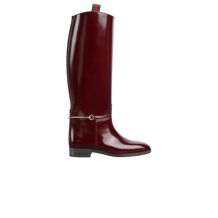 Gucci Wmns Slim Horsebit Boot 'Lacquered Cherry'