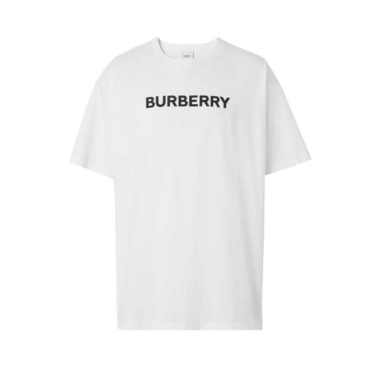 Burberry Logo Print Oversized T-Shirt 'White'