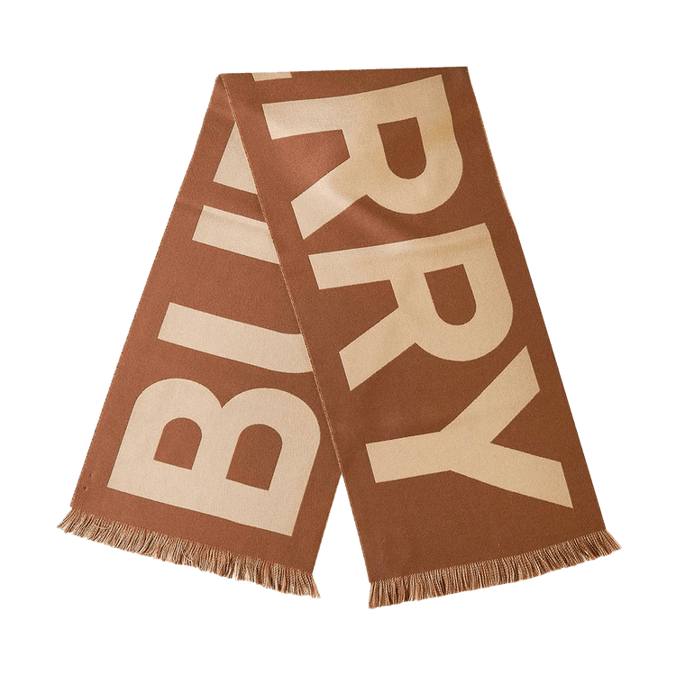 Burberry Half Mega Check Scarf 'Beige'