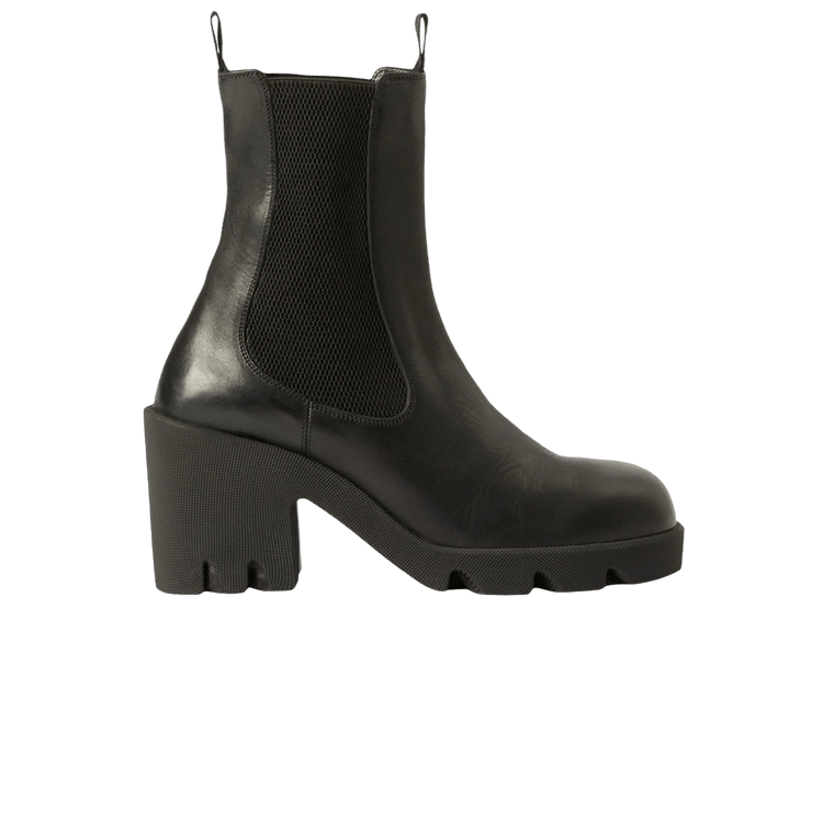 Burberry Wmns Leather Stride Chelsea Boot 'Black'