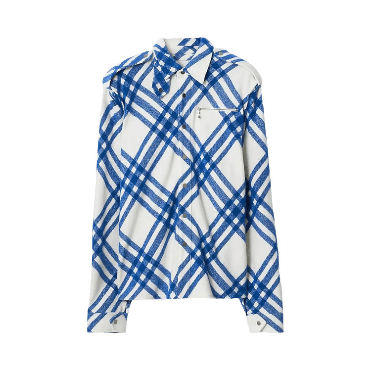 Burberry Check Wool Shirt 'Knight'