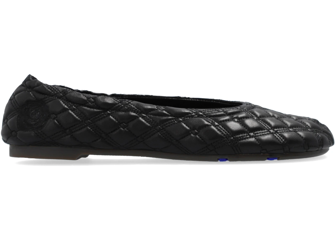 Burberry Sadler Leather Ballet Flats Black (Women's)