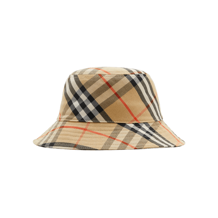 Burberry Checked Bucket Hat 'Sand'