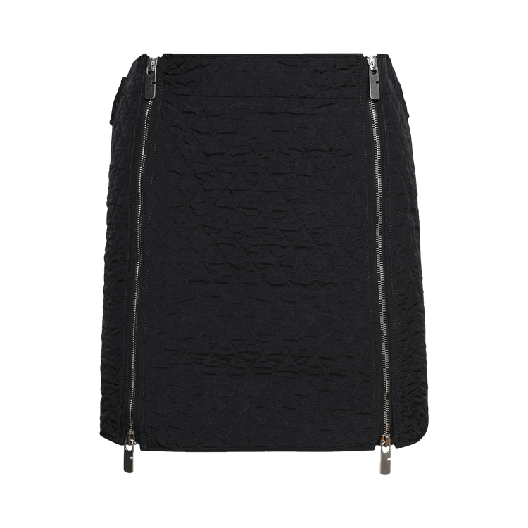 Burberry Quilted Nylon Mini Skirt 'Black'