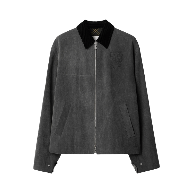 Burberry Zip Through Check Lined Jacket 'Black'