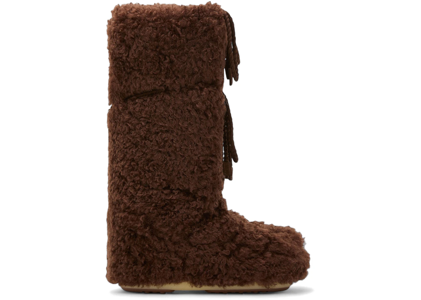 Moon Boot Icon Curly Extra Boots Dark Brown